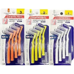 Dentalpro Interdental Brush " แปรงซอกฟัน " (มี Size 1,2,3) แปรงทำความสะอาดซอกฟัน