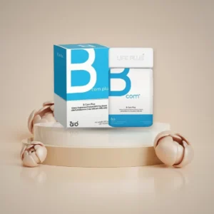 GPO PLUS BRAND " B COM PLUS " (สีฟ้า) 1กระปุก 30 แคปซูล GPO PLUS BRAND " B COM PLUS " (สีฟ้า) 1กระปุก 30 แคปซูล