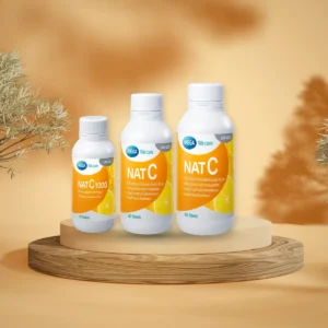 MEGA NAT C Vitamic C 1000 mg ( มีให้เลือก 3 ขนาด ) เมก้าวีแคร์ แนท ซี