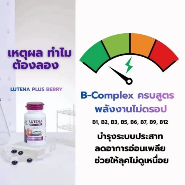 th-11134207-81zti-mnmd5suspiwzbc BENJA OIL LUTENA PLUS BERRY เบญจออยล์ ลูทีน่า พลัส เบอร์รี่ ( 1 ขวด 30 แคปซูล ) รูปที่ 4