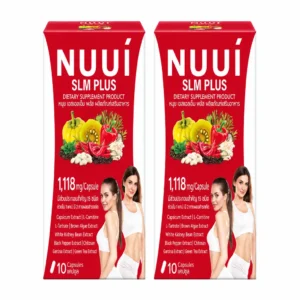 NUUI SLM PLUS " Pack 2 " หนุย เอสแอลเอ็ม พลัส (10 แคปซูล x2)