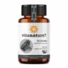 Vitanature+ Sesamin AQUAMIN Calcium ไวตาเนเจอร์ งาดำแคลเซียม (1 ขวด 30 แคปซูล)
