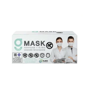 G Mask " สีขาว " G Lucky Mask ของแท้ หน้ากากอนามัย 50 ชิ้น/กล่อง