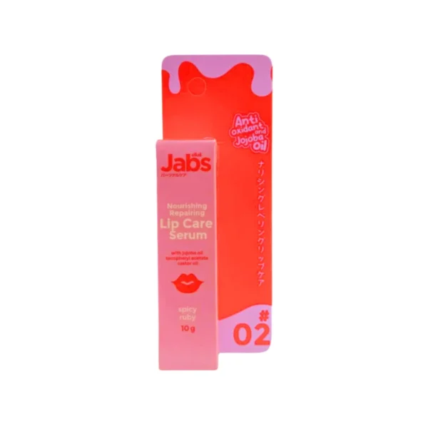 Jabs Lip Nourishing Repairing Care Serum ลิปสติก แจ๊บส์ มีให้เลือก 4 สี (1 หลอด 10 กรัม)
