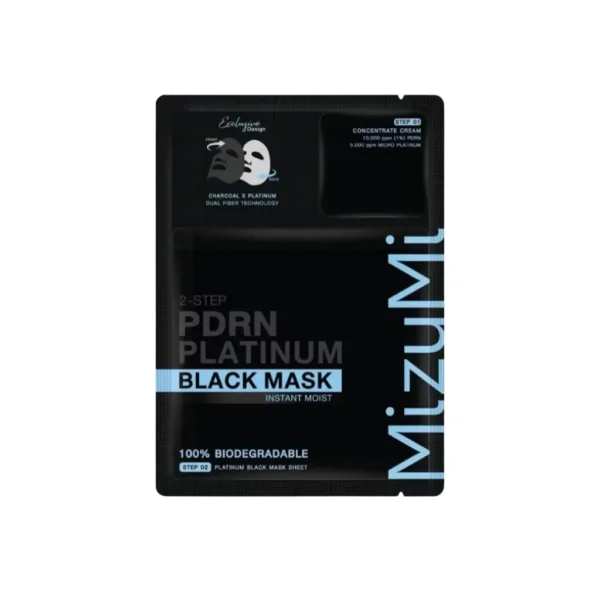 mizumi-2-step-pdrn-platinum-black-mask-5-sheets 08 MizuMi 2-STEP PDRN PLATINUM BLACK MASK มาสก์ดำ (มีให้เลือก 3 สูตร)