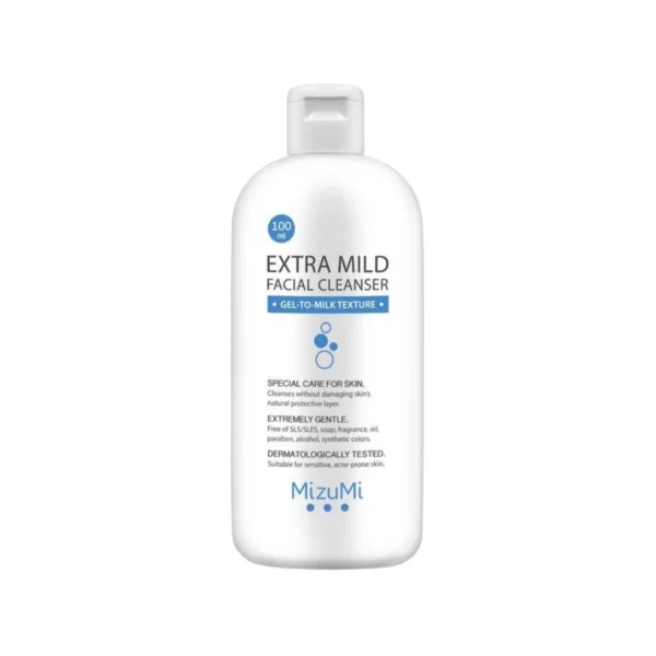MizuMi Extra Mild Facial Cleanser เอ็กซ์ตรา ไมลด์ เจลล้างหน้า (มี 2 ขนาด 100ml / 500ml)