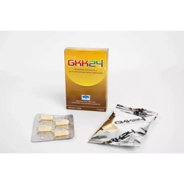 GKK24 จีเคเค 24 ผลิตภัณฑ์เสริมอาหาร (1 กล่อง 4 แคปซูล)