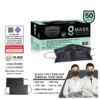 sg-11134201-824g9-mpx0t5acx14xae G Mask " สีดำ " G Lucky Mask หน้ากากอนามัย 50 ชิ้น/กล่อง