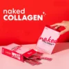 Naked collagen เนคเค็ท คอลลาเจน " แบบผง " ตรา Daring&co. ( 1 กล่อง 12 ซอง ) กล่องสีแดง