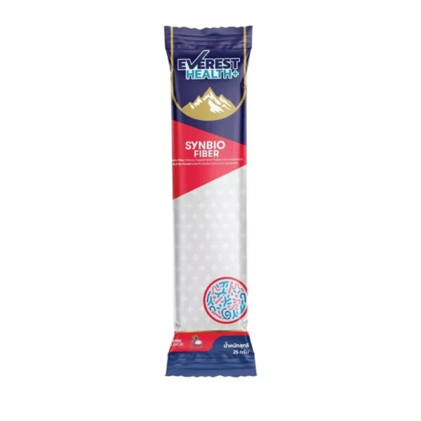 th-11134207-7r992-lwc97sxsxdqnc1 EVEREST HEALTH+ " สีแดง " SYNBIO FIBER กลิ่น ลิ้นจี่ (1 กล่อง 7 ซอง)