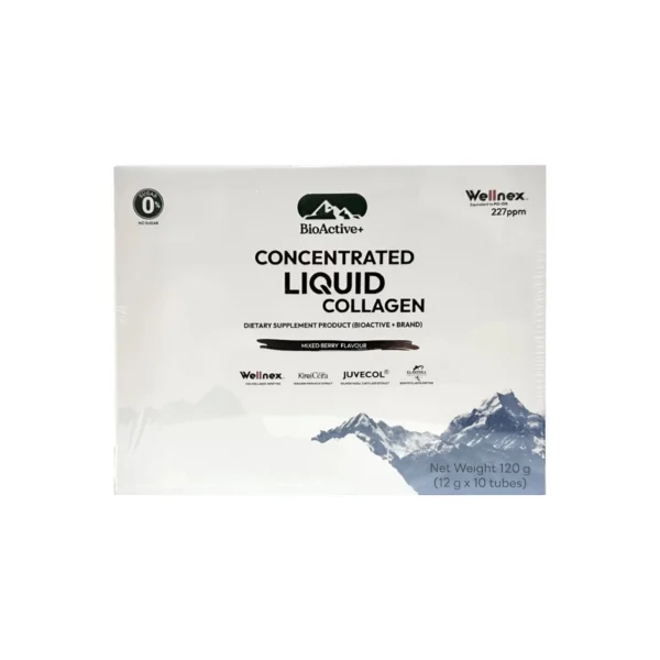 BioActive+ Concentrated Liquid Collagen คอนเซินเทรทิด ลิควิด คอลลาเจน ( 1 กล่อง 10 หลอด )